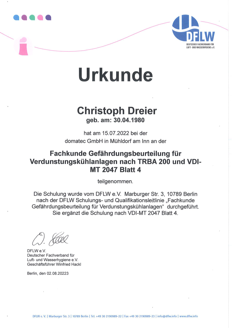 Fachkunde Gefährdungsbeurteilung TRBA2000 Christoph Dreier Fachkunde Gefährdungsbeurteilung TRBA2000 Christoph Dreier